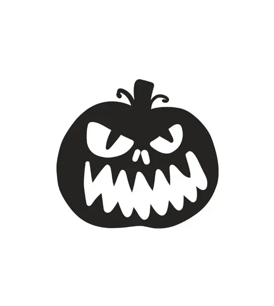 Jack O' Lantern Halloween Pumpkin Silhouette Art – Halloween Stencil Art