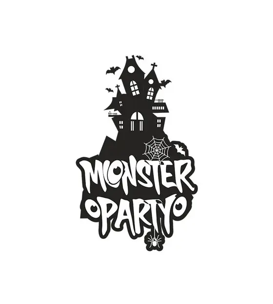 Spend Thrifting Halloween Monster Party Silhouette Art