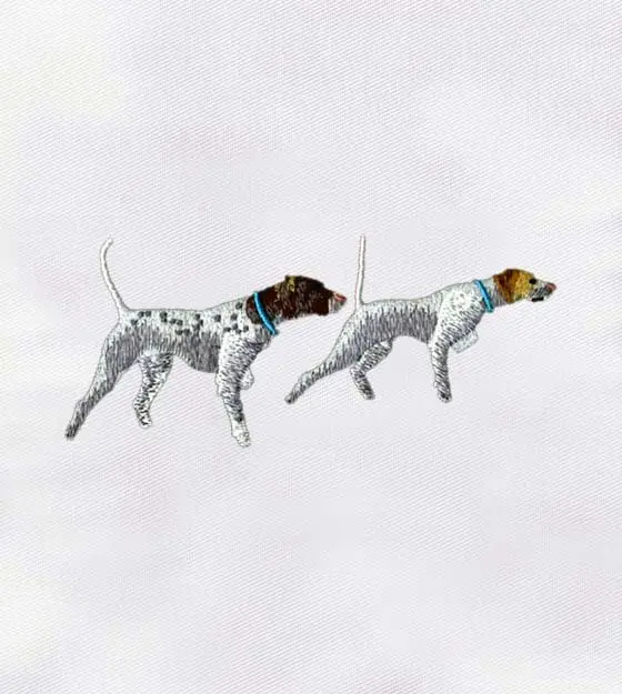 Racing Dogs Embroidery Design