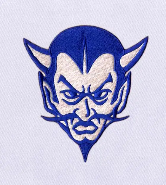 Angry Snobby Devil Embroidery Design