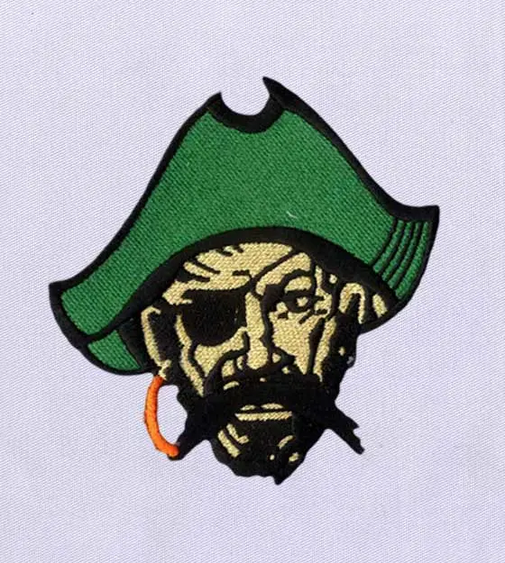 Buccaneer Smug Pirate Embroidery Design