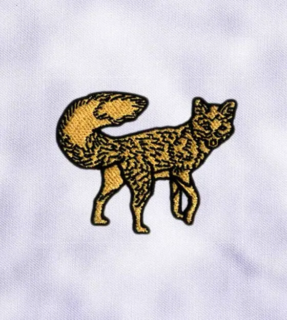 Mysterious and Sly Fox Embroidery Design