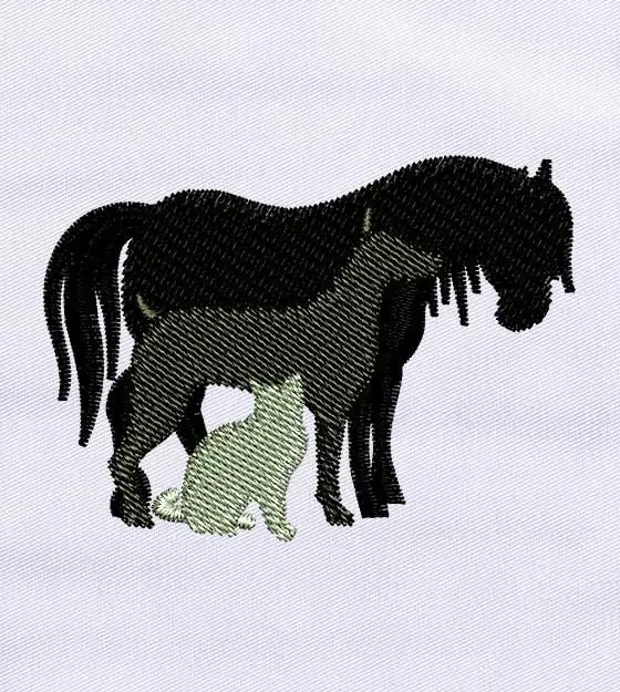 Pet Animal Embroidery Design – Horse