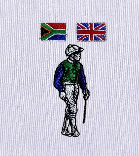 Multicultural Polo Player Embroidery Design