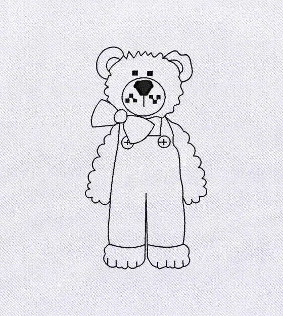 Teddy Bear Embroidery Design