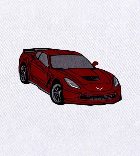 Classically Luxurious Car Machine Embroidery Design