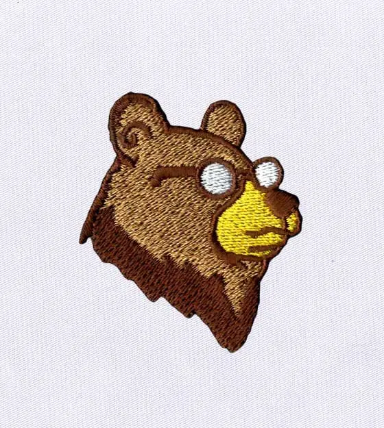 Brown Bear Embroidery Design