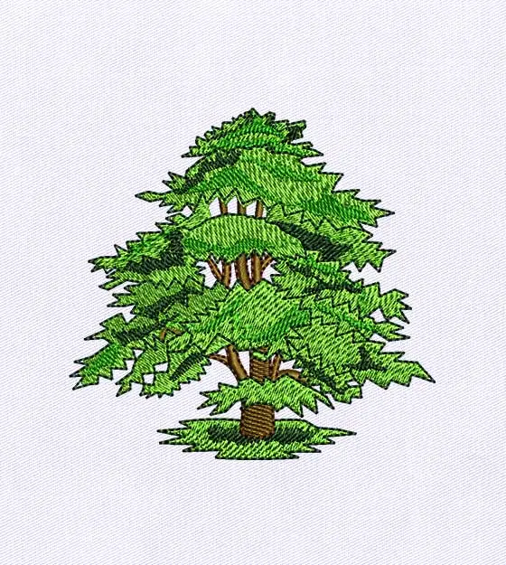 Lux and Lavish Tree Embroidery Design