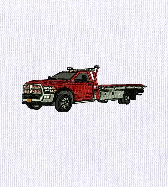 Exceptional Pickup Car Embroidery Design