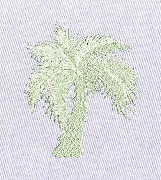 Eerie Palm Tree Embroidery Design