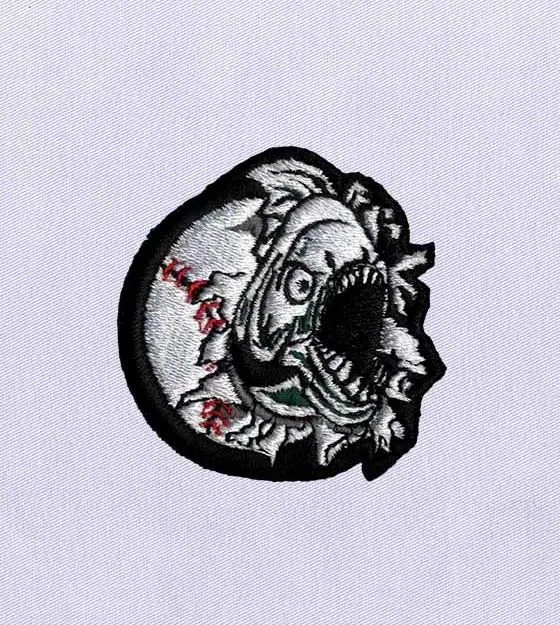 Vicious and Wild Piranha Embroidery Design