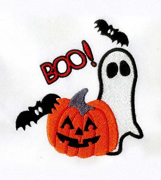 Halloween Celebratory Embroidery Design