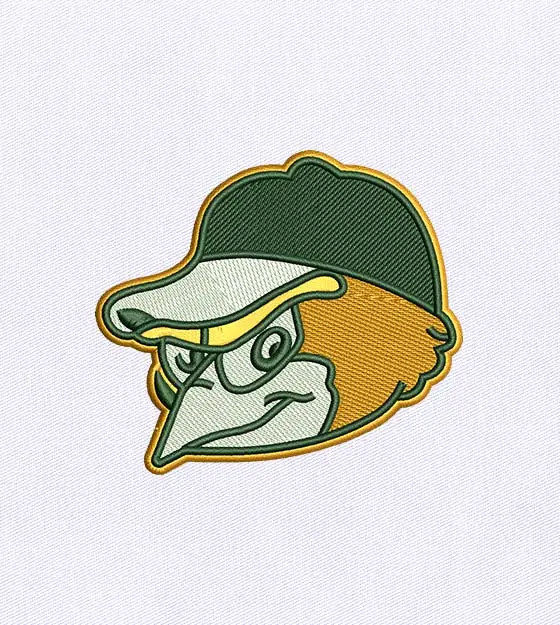 Casual and Quirky Bird Embroidery Design