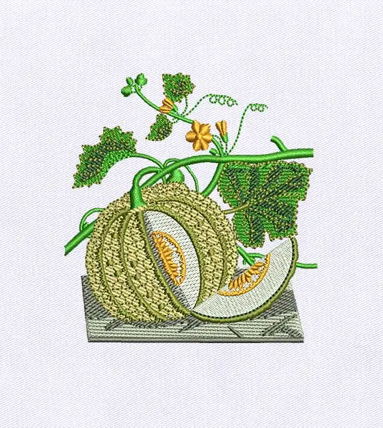 Palatable Melons Digital Embroidery Design