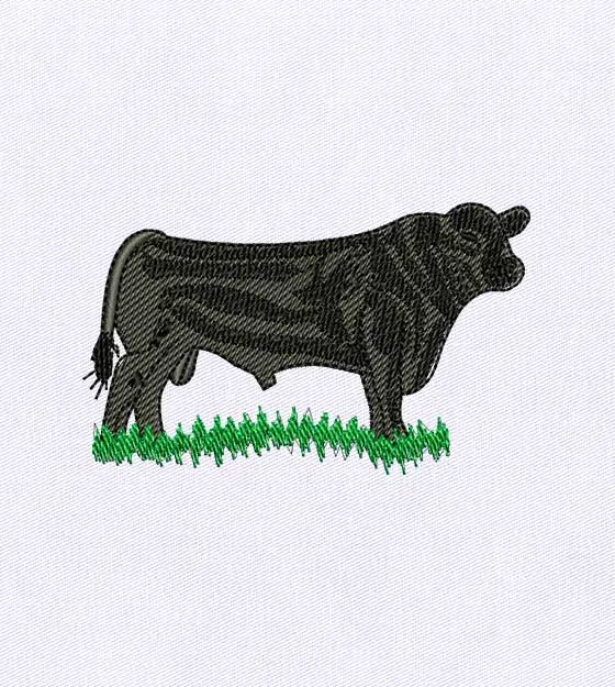Digital Bombastic Cow Embroidery Design