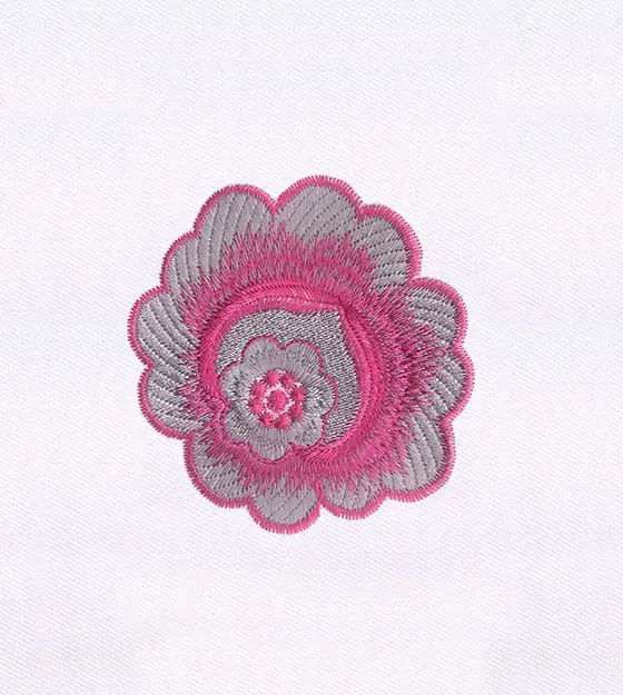 Beautifully Delicate Flower Embroidery Design