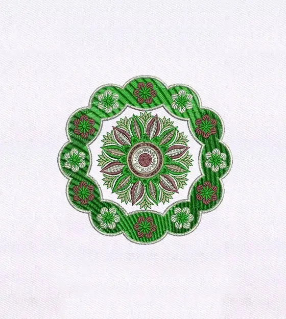Gorgeous Green Quilting Embroidery Design