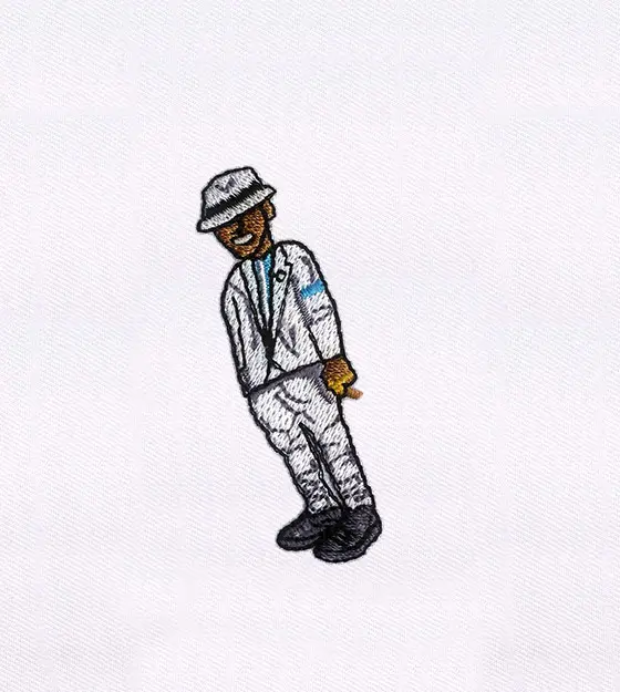 Dancing Michael Jackson Cap Embroidery Design