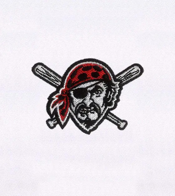 Cheeky Modern Pirate Cap Embroidery Design