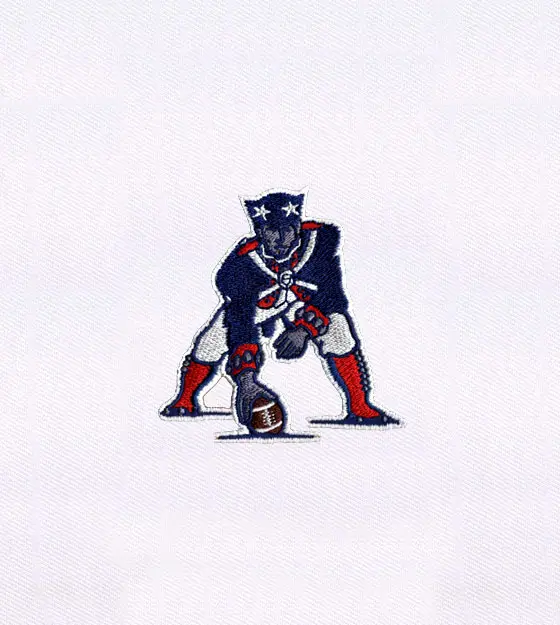 Patriotic Football Playing Soldier Embroidery Design