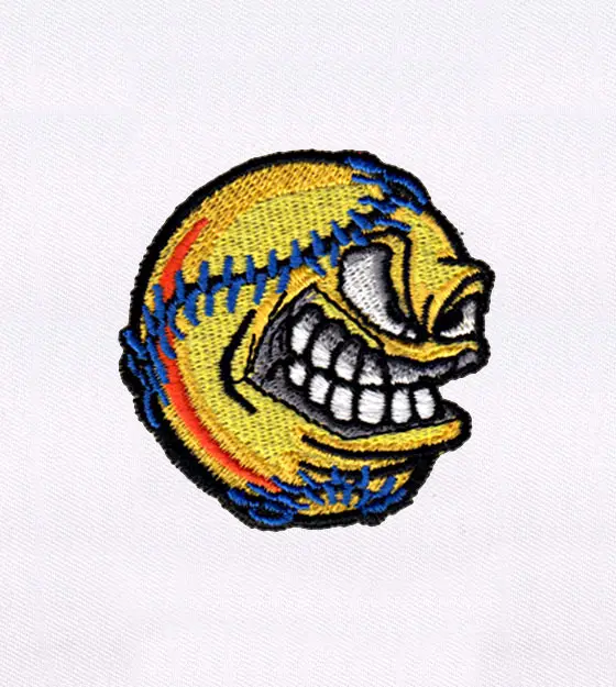 Fiercely Frantic Baseball Embroidery Design
