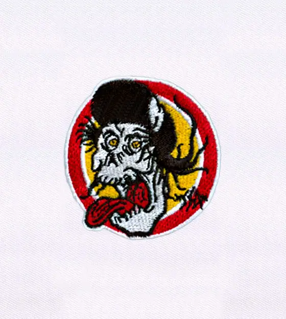Wild and Wacky Skull Face Embroidery Design