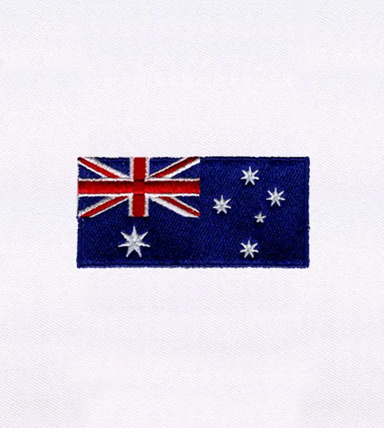 Beautifully Patriotic Australian Flag Embroidery Design
