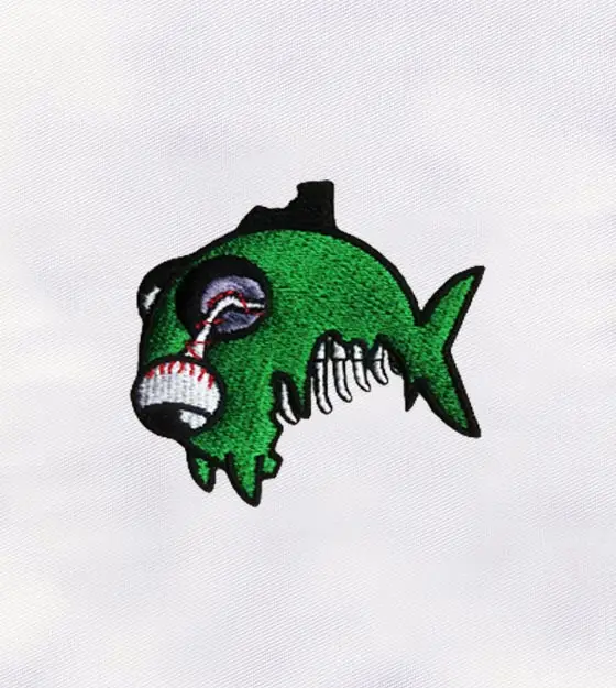 Terrible Fish Machine Embroidery Design