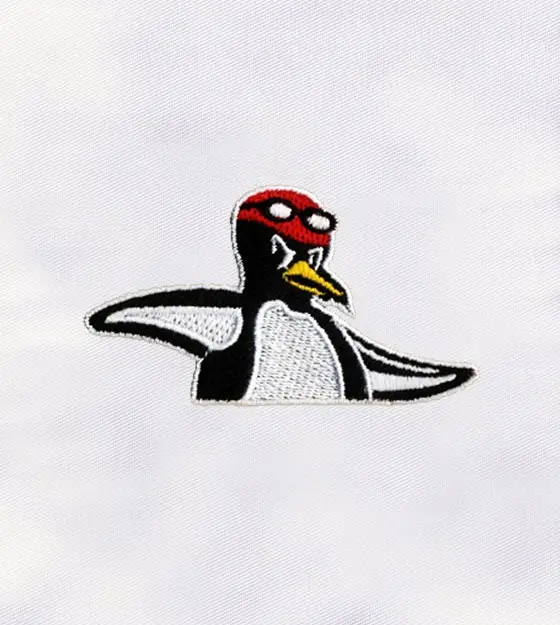 Diver Penguin Machine Embroidery Design