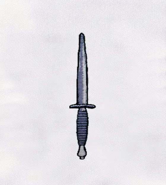 Royal Sword Machine Embroidery Design