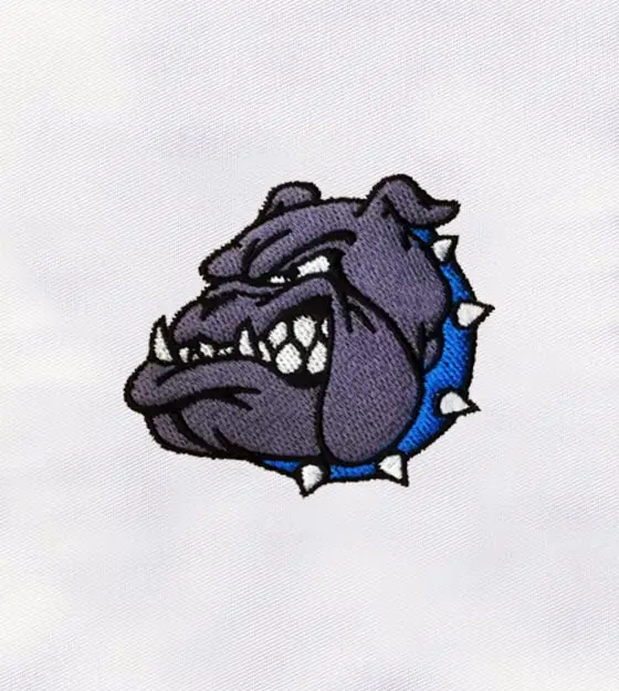 Angry Bulldog Machine Embroidery Design