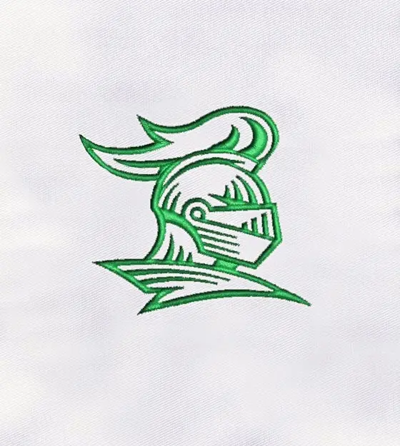 Knight Helmet Machine Embroidery Design