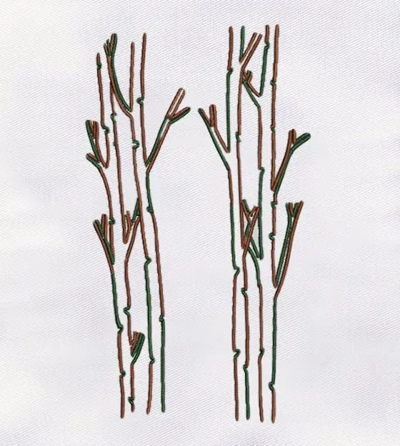 Tree Without Leafs Machine Embroidery Design