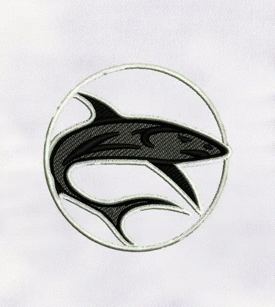 The Great Shark Machine Embroidery Design