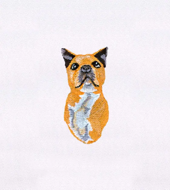 Basenji Embroidery Design – 4x4 Dog Machine Embroidery File