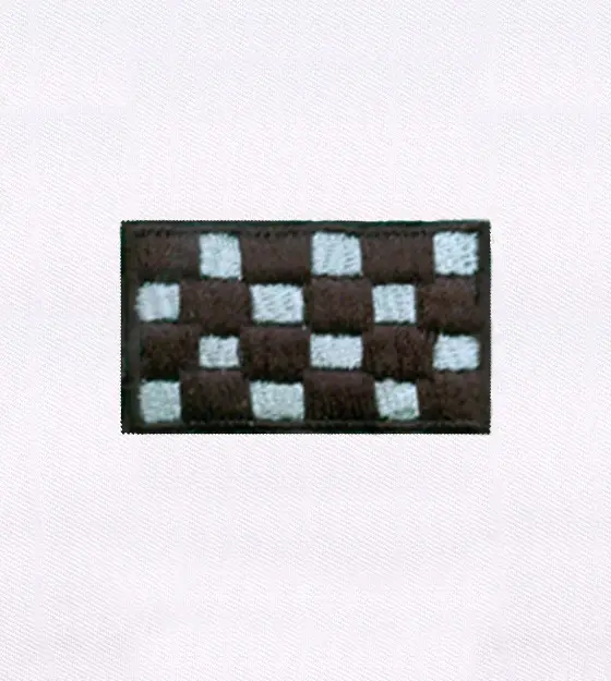 Black and White Checkered Quilting Embroidery Design