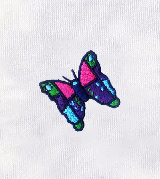 Colorful Butterfly Machine Embroidery Design