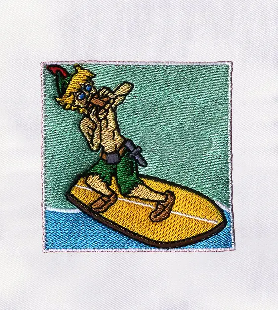 Surfing Boy Machine Embroidery Design