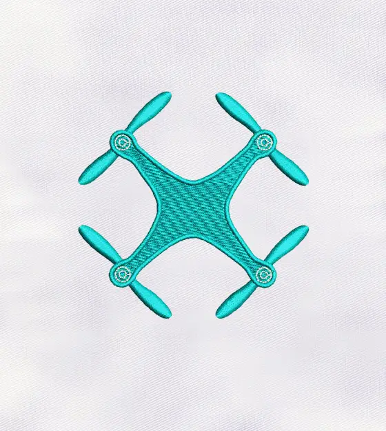 Drone Camera Machine Embroidery Design