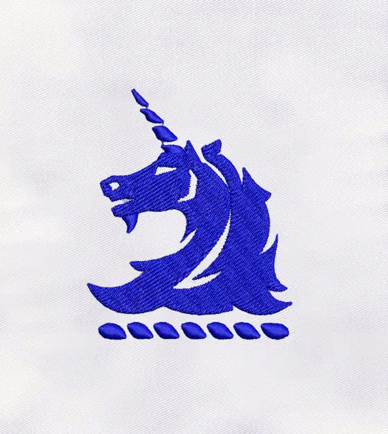 Unicorn Face Machine Embroidery Design