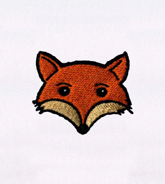 Gleefully Miniature Fox Embroidery Design
