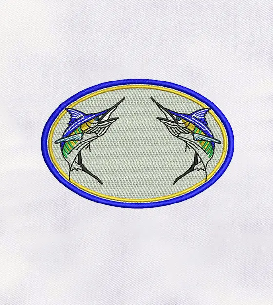Marvelous Marlin Fish Embroidery Design