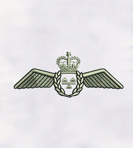 Emblem Logo Machine Embroidery Design