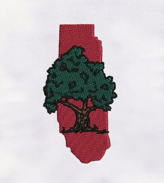 Splendid Tree Machine Embroidery Design