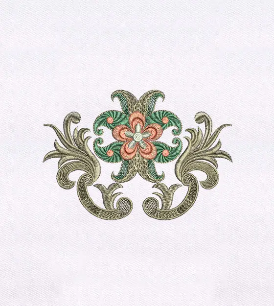 Beautiful Flower Centric Quilting Embroidery Design
