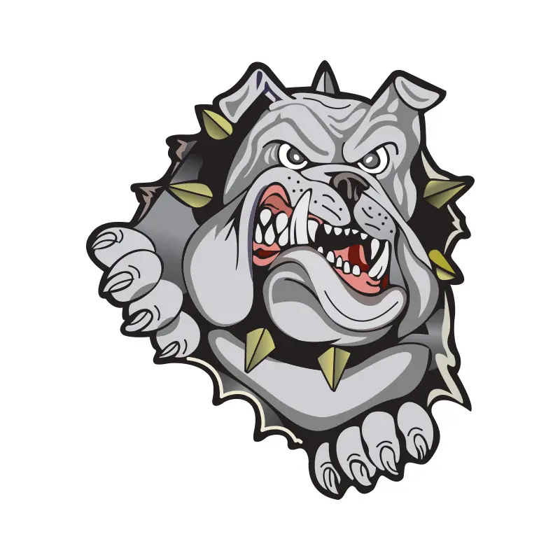 Free Dangerous Bulldog Vector Design
