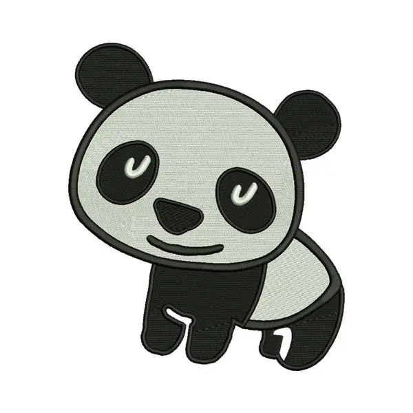 Baby Panda Embroidery Design – Cute