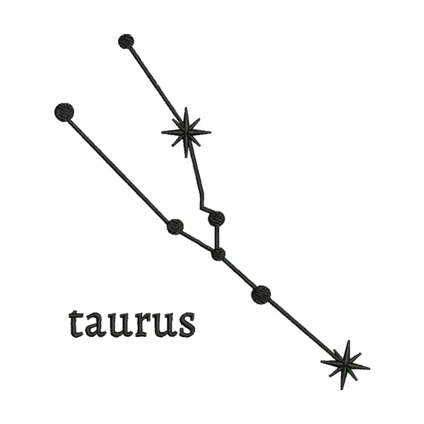 Astrology Star Sign Embroidery Design – Zodiac