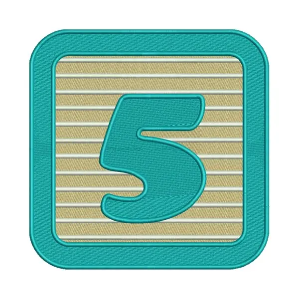Block Numeric Machine Embroidery File – Embroidery Designs
