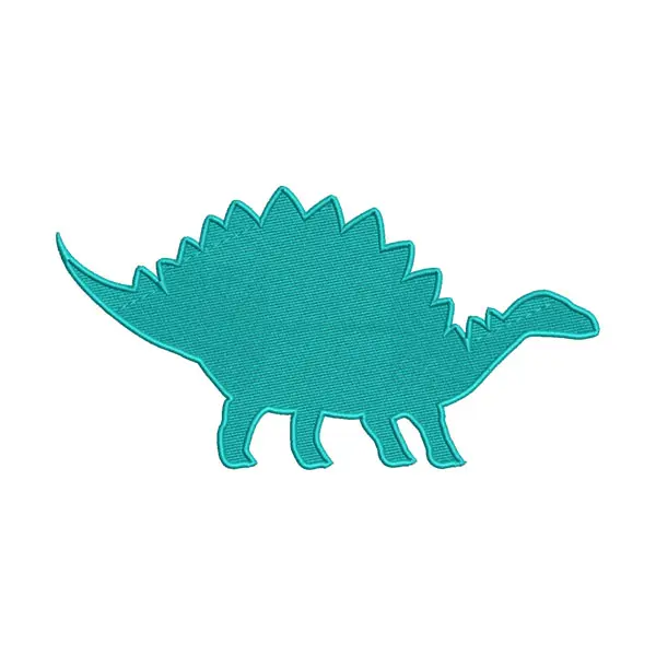 Sea Green Spinosaurus Dinosaur Embroidery Design